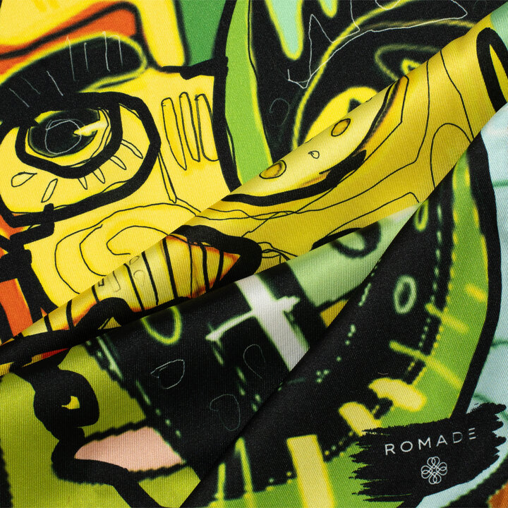 Šátek Identita (Miripen) ve žluté barvě