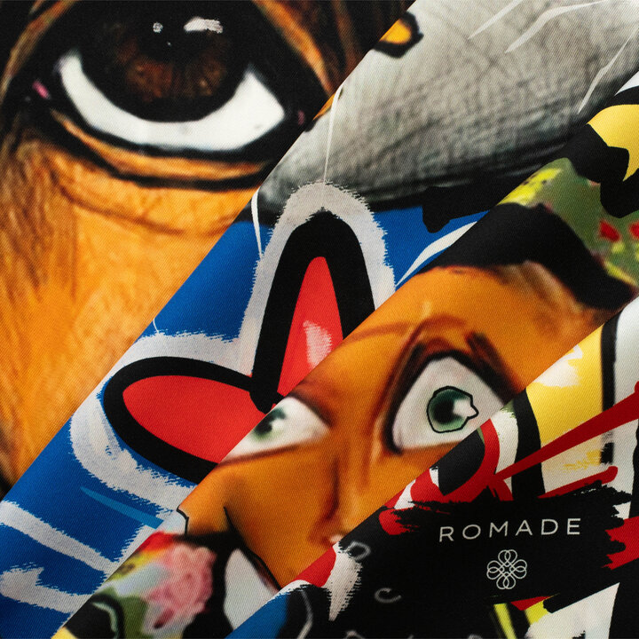 Šátek Víra (Paťaňiben) v modro-hnědé barvě