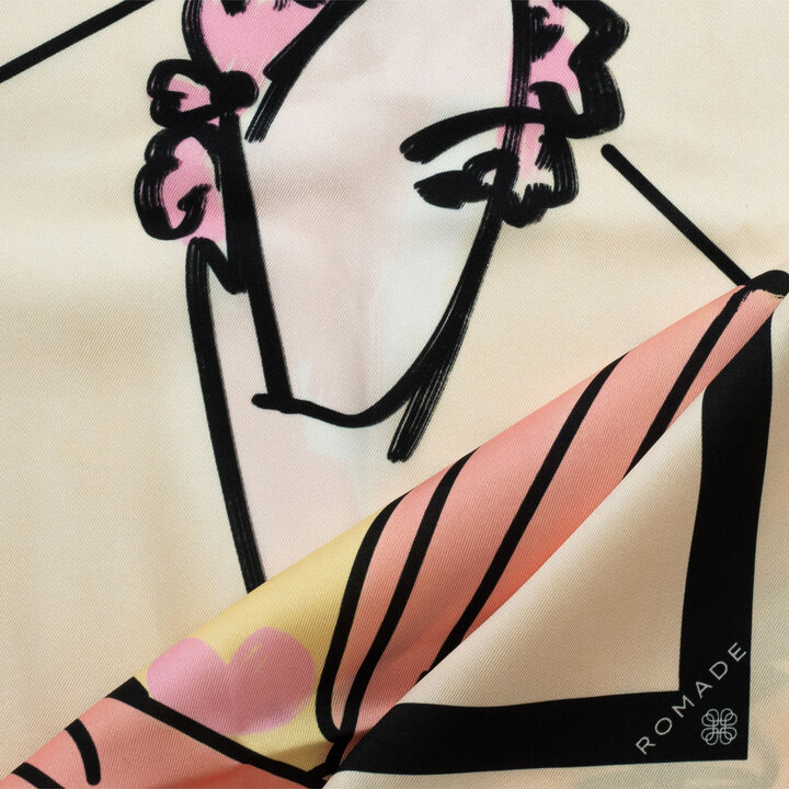 Šátek Dar (Daňipen) v růžové barvě