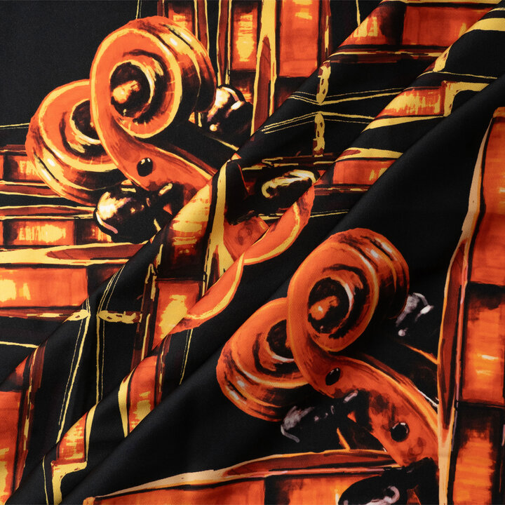 Šátek Emoce (Jileskero Šuňiben) v černé barvě