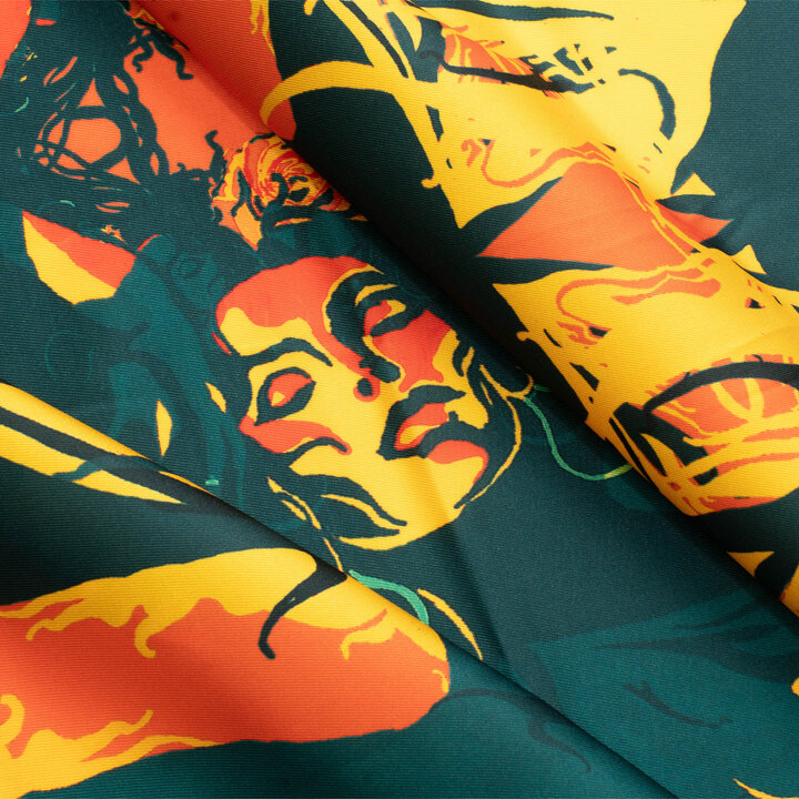 Šátek Svoboda (Mukľiben) v oranžové barvě