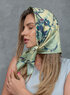 Šátek Duše (Voďi) v zelené barvě