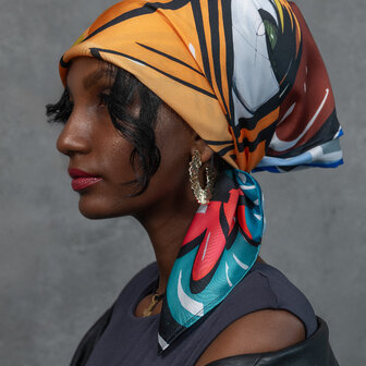 Šátek Roma Lisa v zelené barvě