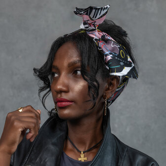 Šátek Síla (Zor) v růžové barvě