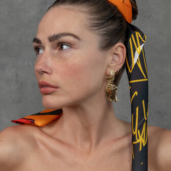 Šátek Naděje (Bari Bacht) v oranžové barvě