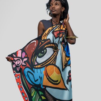 Šátek Roma Lisa v červené barvě